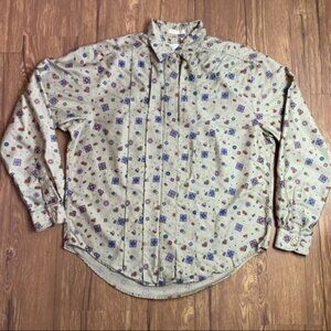 Vintage John Henry Button Up Shirt Size 10‎